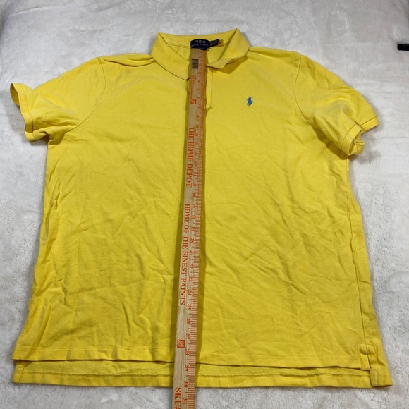 Polo Ralph Lauren Mens Polo Shirts Classic Fit Lot of 3 Yellow Purple Blue - Picture 3 of 15